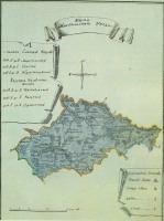 Карта Белопольского уезда. XVIII век