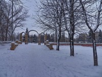 По зимнему парку