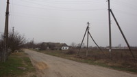 Колишній центр села Маслівка (залишки сільради, клубу і контори)