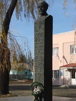 The memorial of Mykola Leontovych