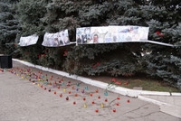 Панахида за полеглими на Майдані (небесній сотні) в Широкому
