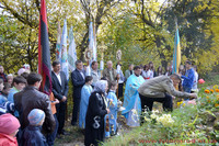 Панахида на могилі УПА-Конюшки-14.10.2014
