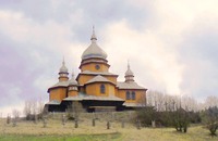 Oryavchyk (Skole Raion). Church of St. Nicholas.