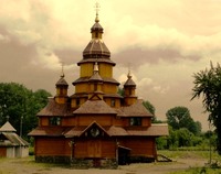 Church of the martyrs of Boris and Hlib. Zhydachiv.