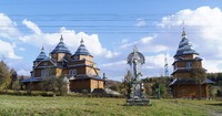 Дзвіниця і Церква Святої Євхаристіїї (дер, 1825). Климець.