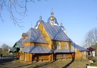 Церква святого Іллі в селі Зашковичі (дер.,1830 р.).