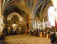 Interior of the church of St. Anna in Borislav