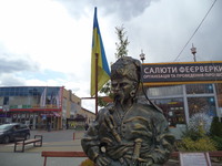 Скнилівок. Пам'ятник козакові Єдність